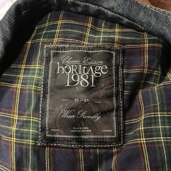 Classic edition Heritage 1981 denim jacket size small women’s - Picture 7 of 9